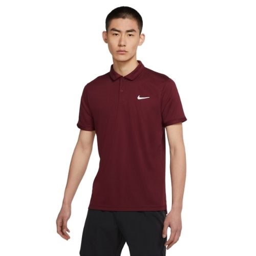 Nike Court Dri Fit Victory Polo Dark Beetroot